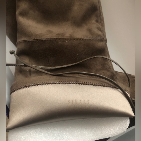 Stuart Weitzman  PLAYTIME Over The Knee Boot Thigh High Brown Suede - Picture 7 of 8